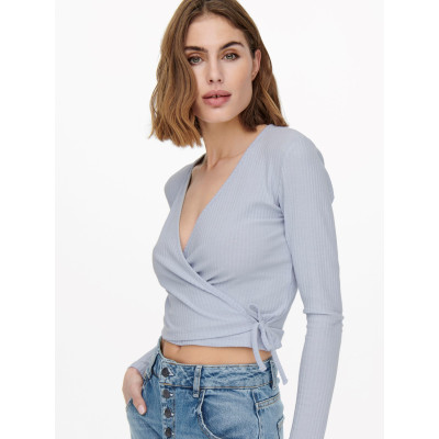 Tričko Emma s dlouhým rukávem - modré 