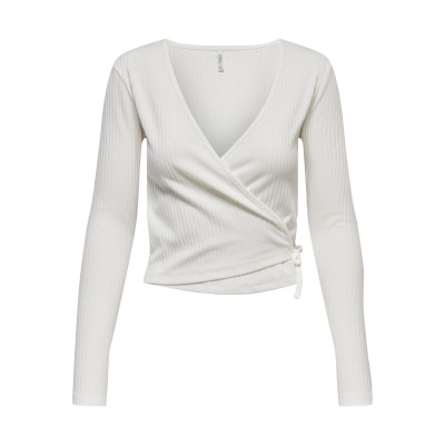 Tričko Emma s dlouhým rukávem - bílé