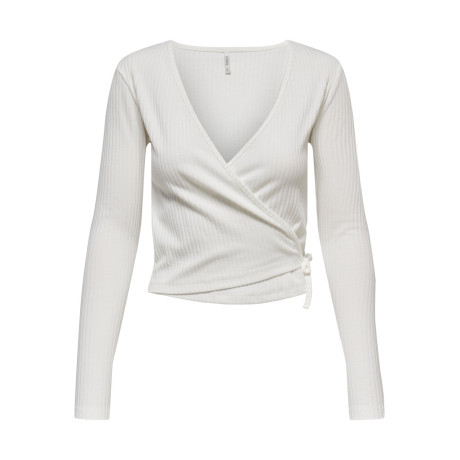 Tričko Emma s dlouhým rukávem - bílé