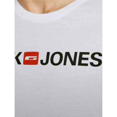 Tričko Corp Slim Fit bílé