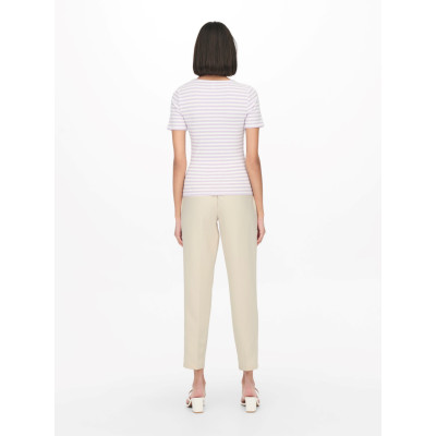 Tričko Fransiska - fialovobílé