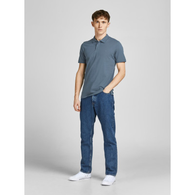 Tričko Polo Basic Slim Fit Grisaille XL