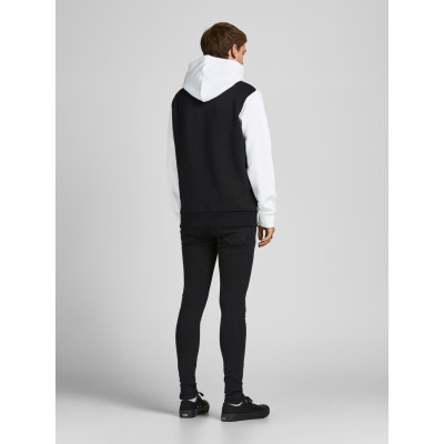 Mikina Logo Blocking Regular Fit bílá 