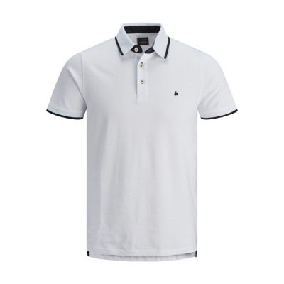 Tričko Polo Paulos Slim Fit bílé 