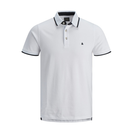 Tričko Polo Paulos Slim Fit bílé 
