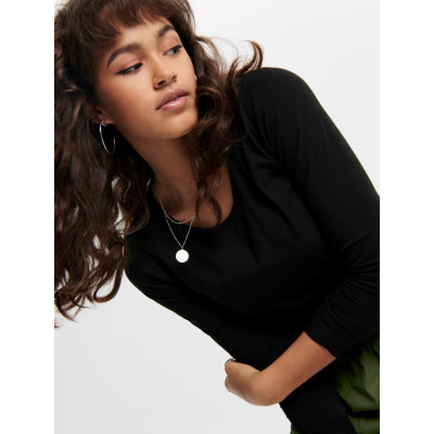 Tričko Live s dlouhým rukávem černé