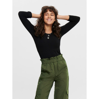 Tričko Live s dlouhým rukávem černé