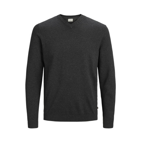 Svetr Basic V tmavě šedý