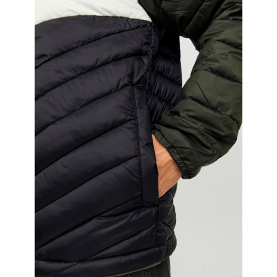 Prošívaná bunda Hero zelenočerná