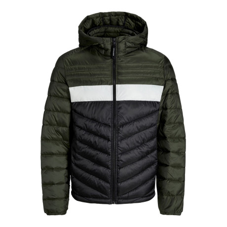 Prošívaná bunda Hero zelenočerná