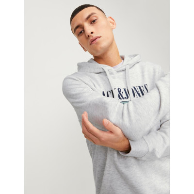 Mikina Cobin - White Melange