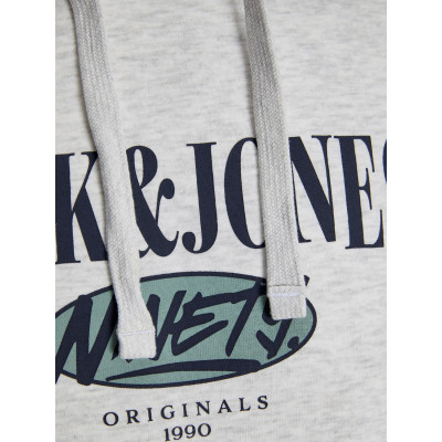 Mikina Cobin - White Melange