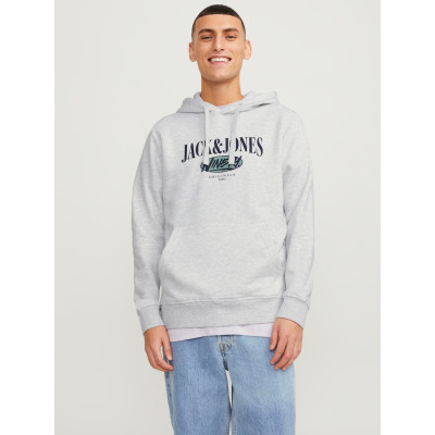 Mikina Cobin - White Melange