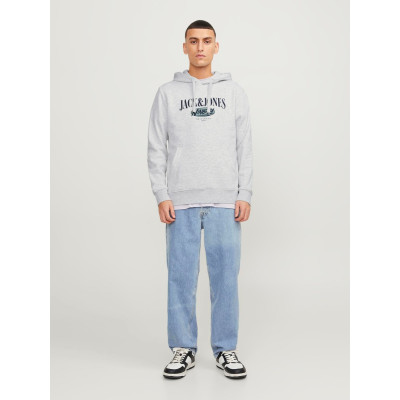 Mikina Cobin - White Melange