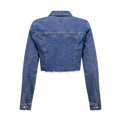 Bunda Wonder džínová krátká - tmavě modrá 