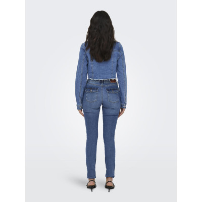 Bunda Wonder džínová krátká - tmavě modrá 