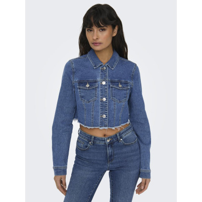 Bunda Wonder džínová krátká - tmavě modrá 