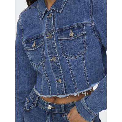 Bunda Wonder džínová krátká - tmavě modrá 