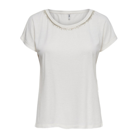 Tričko Flaxa smetanové