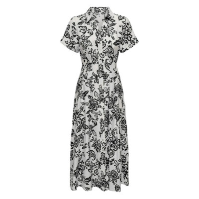 Šaty Kiera - Black Paisley flower