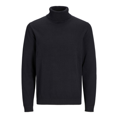 Pletený rolák Basic - černý