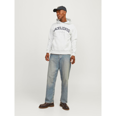 Mikina Caleb - White Melange