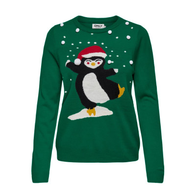 Dámský svetr Xmas - zelený