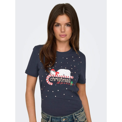 Tričko Xmas - tmavě modré