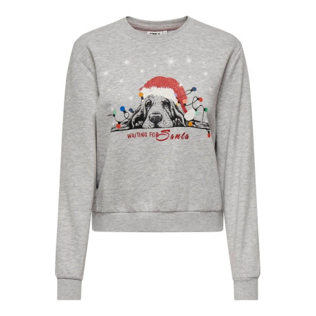 Vánoční mikina Yda - šedá