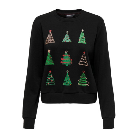 Vánoční mikina Yda - černá