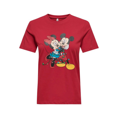 Vánoční tričko Mickey - Urban red