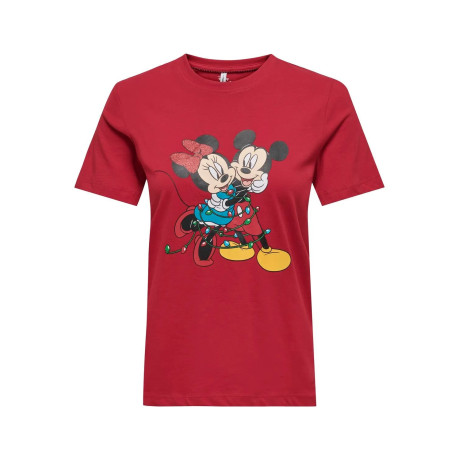 Vánoční tričko Mickey - Urban red