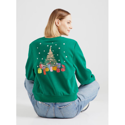 Vánoční mikina Yda - zelená