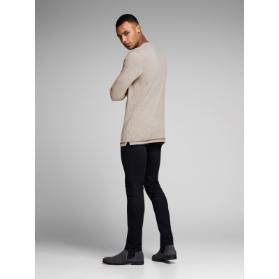 Svetr lehký Joe Premium hnědý