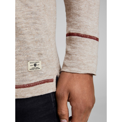 Svetr lehký Joe Premium hnědý