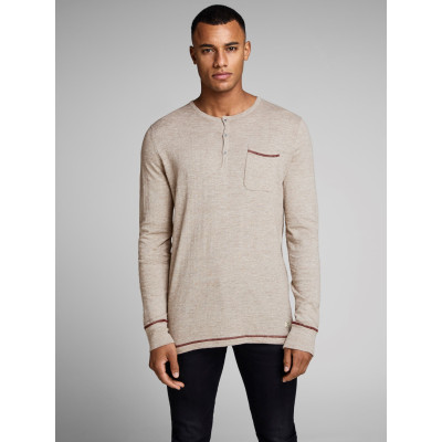 Svetr lehký Joe Premium hnědý