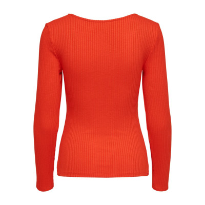 Tričko Sisley dl.rukáv oranžové