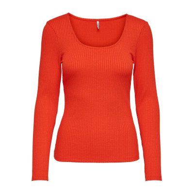 Tričko Sisley dl.rukáv oranžové