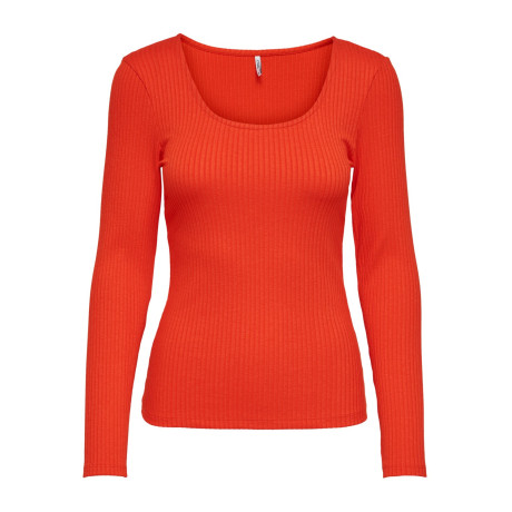 Tričko Sisley dl.rukáv oranžové