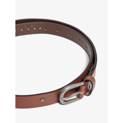 Pásek Isla kožený hnědý 