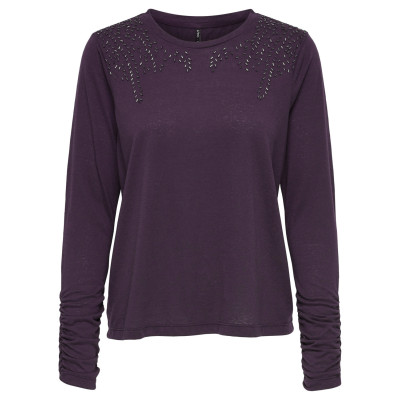 Tričko Uma dl.rukáv vínové