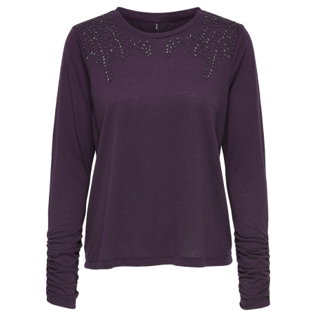 Tričko Uma dl.rukáv vínové