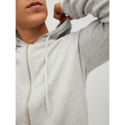 Pletený kardigan Hill světle šedý XL