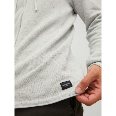 Pletený kardigan Hill světle šedý XL