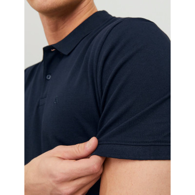 Tričko Polo Basic Slim Fit Navy Blazer XL