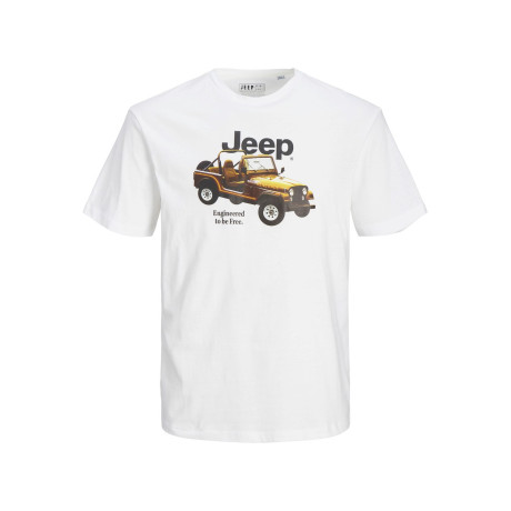 Tričko Jeep Regular Fit bílé