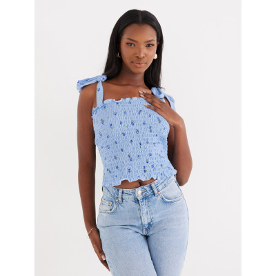 Dámské tílko Dora Dodo modré od JDY