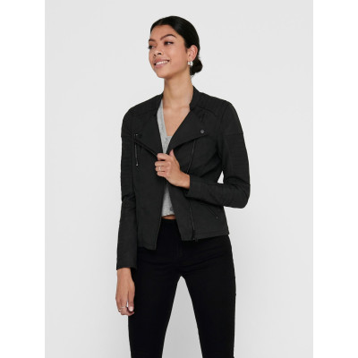 Koženková bunda Ava černá 