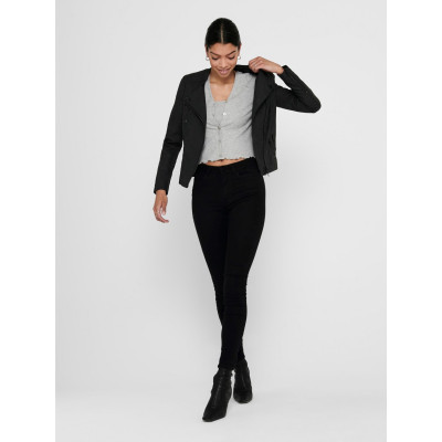 Koženková bunda Ava černá 