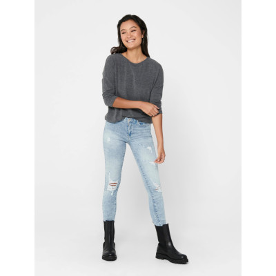 Dámský svetr Glamour - tmavě šedý